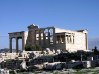 Athen, Akropolis, Portikus der Karyatiden des Erechtheions
