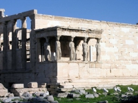 Athen, Akropolis, Portikus der Karyatiden des Erechtheions