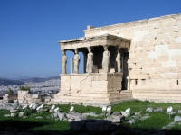 Athen, Akropolis, Portikus der Karyatiden des Erechtheions