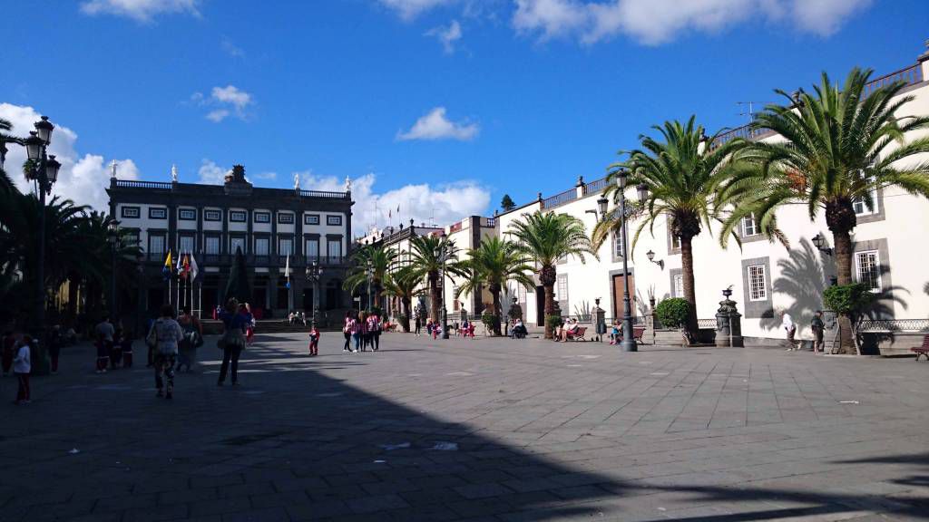 Gran Canaria, Las Palmas De Gran Canaria, Platz der Kathedrale