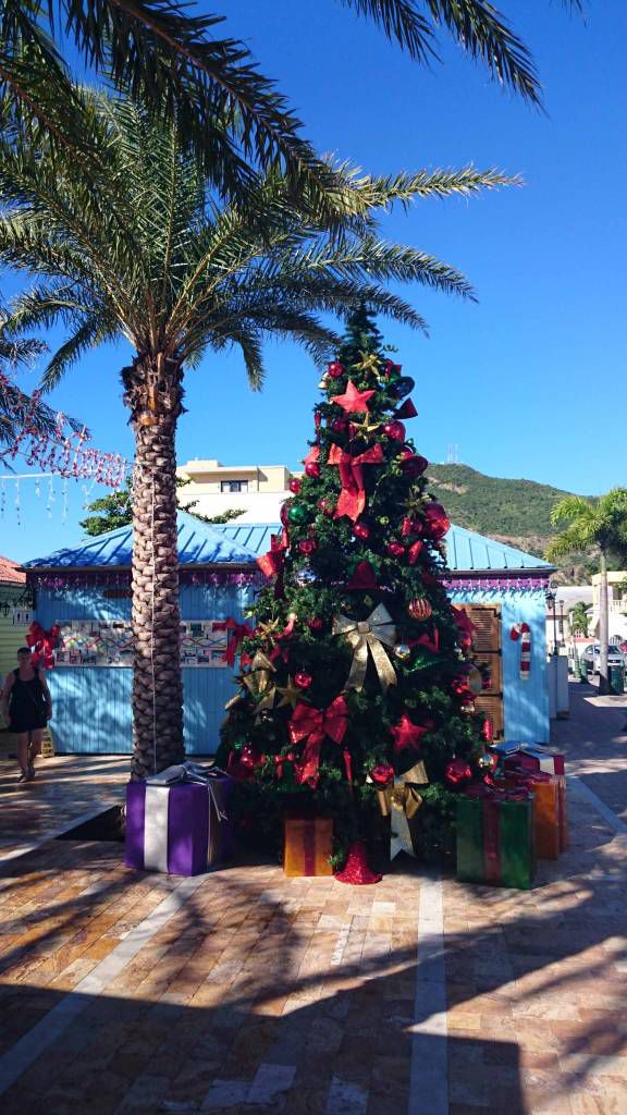 Sint Maarten, Philipsburg, Weihnachtsdekoration