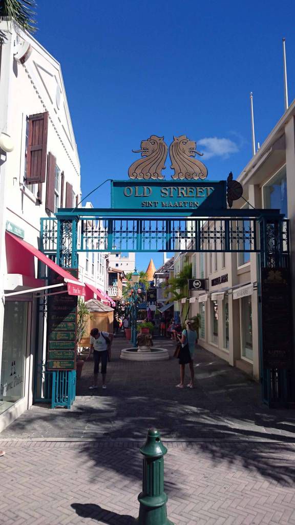 Sint Maarten, Philipsburg, Einkaufsstraße