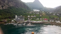 Geiranger, das Fjordende am Ort