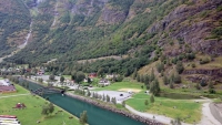 Flåm, Blick auf den Ort