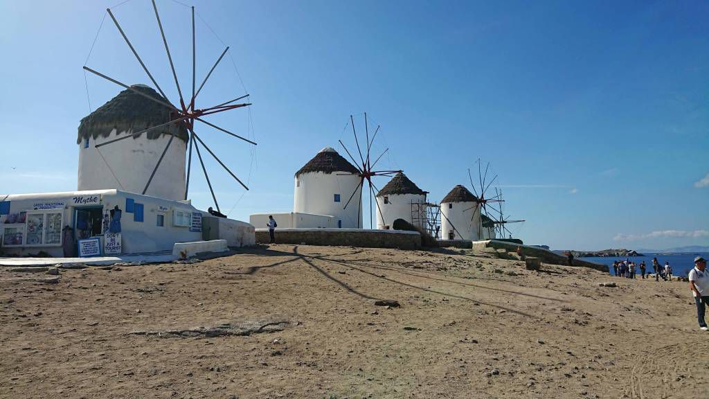 Mykonos, Mykonos Stadt, Windmühlen