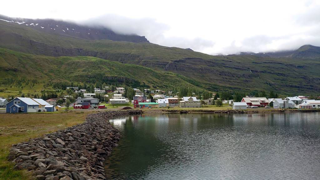 Island, Seyðisfjörður, Ansicht