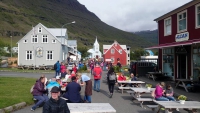 Island, Seyðisfjörður, Gebäude