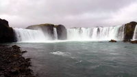 Island, Laugar, Godafoss Wasserfälle