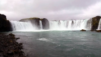 Island, Laugar, Godafoss Wasserfälle
