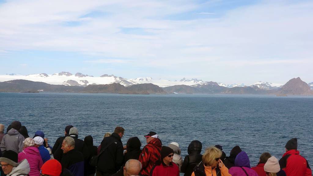 Grönland, vor der Einfahrt in den Prinz-Christian-Sund