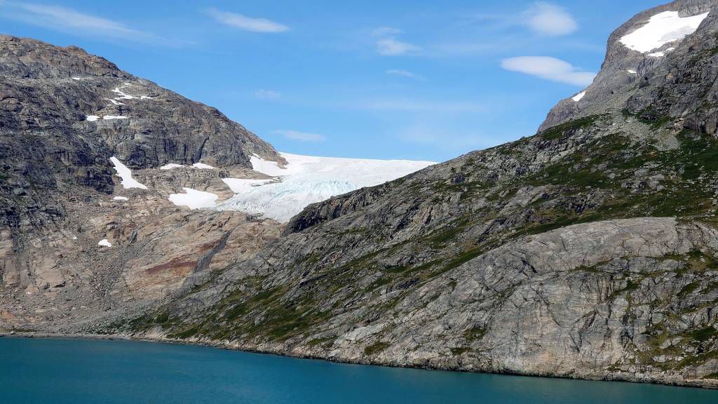 Grönland, Prinz-Christian-Sund, Gletscherlandschaft