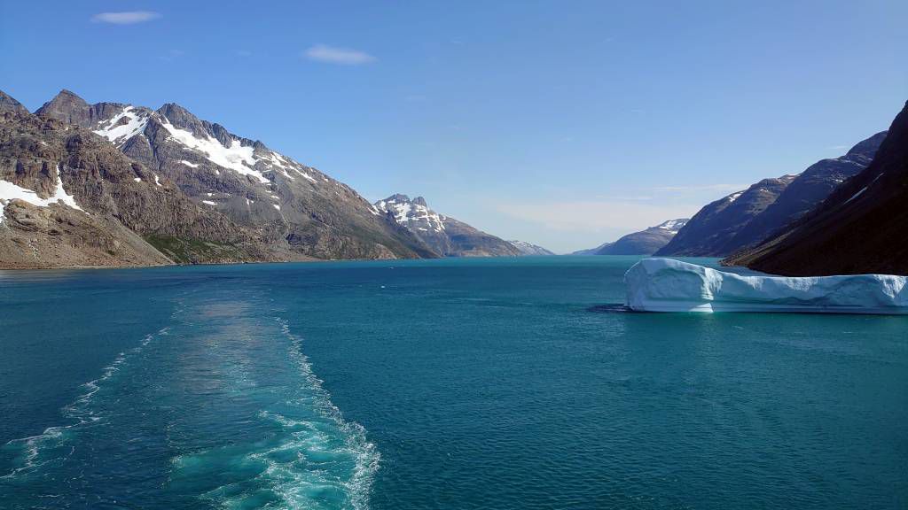 Grönland, Prinz-Christian-Sund, Eisberg