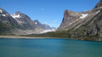 Grönland, Prinz-Christian-Sund, Gletscherlandschaft