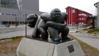 Grönland, Nuuk, Kunstwerk