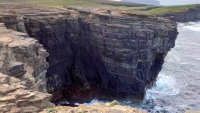 Orkney Inseln, Stromness, Sandsteinklippen von Yesnaby