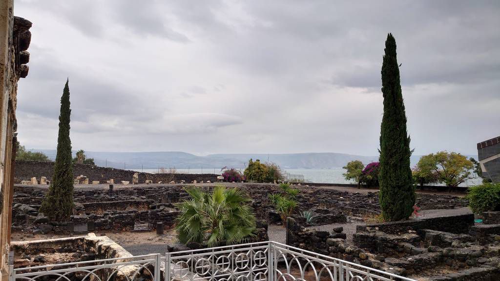 Kafarnaum, Blick auf den See Genezareth
