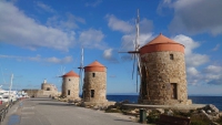 Rhodos, Altstadt, Windmühlen