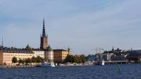 Stockholm, am Rathaus