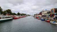 Warnemünde, von der Bahnhofsbrücke