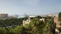 Malaga, Blick vom Castillo de Gibralfaro