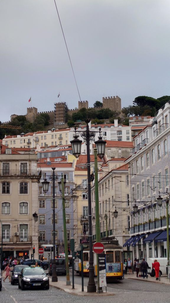 Lissabon, Blick Richtung Castelo de San Jorge