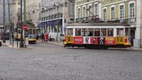 Lissabon, alte Straßenbahnen