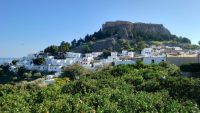 Rhodos, die Akropolis über Lindos