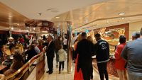 An Bord der MSC Lirica, , Weihnachtsbuffet