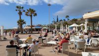 Gran Canaria, Playa del Ingles / Maspalomas, nahe der Strandpromenade