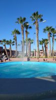 Gran Canaria, Playa del Ingles / Maspalomas, Springbrunnen am Yumbo Einkaufzentrum