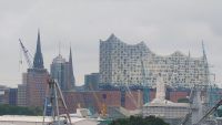 Hamburg, Blick vom Cruise Center Steinwerder