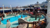 MSC Splendida, an Deck