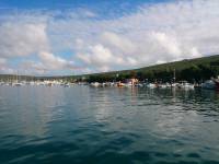 Krk, Punat, Blick vom Meer