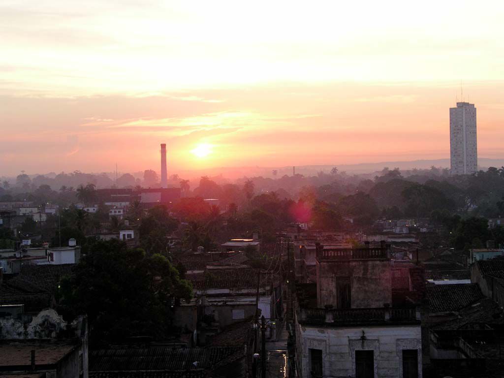 Sonnenaufgang über Camagüey