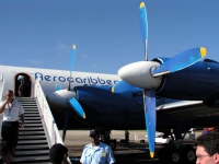 Wer gerne mal mit einer alten Turboprop Iljuschin fliegen möchte, Aero Caribbean machts möglich