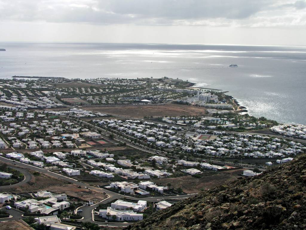 Lanzarote, Playa Blanca, Blick vom Montana Roja