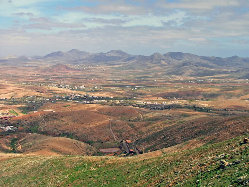 Fuerteventura, Valle de Santa Inés, Mirador Corrales de Guize