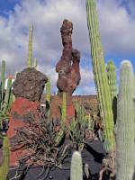 Lanzarote, Malakka, Kaktusgarten von Manrique