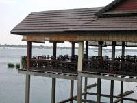 Muang Không, Pon Arena Hotel, Restaurant am Mekong