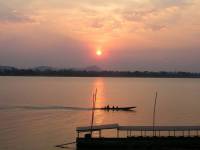Muang Sèn, Sonnenuntergang