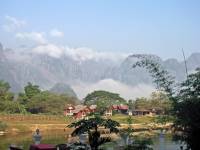 Viengkeo, 40 Kilometer Fahrradtour, Landschaft