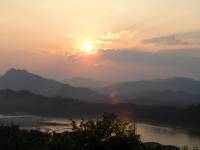 Luang Prabang, Mount Phousi, Sonnenuntergang