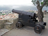 Kanone im Castelo de Sao Jorge