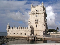 Das Wahrzeichen von Lissabon, der Torre de Belém