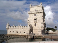 Das Wahrzeichen von Lissabon, der Torre de Belém