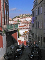 Blick auf das Castelo de Sao Jorge