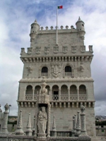 Das Wahrzeichen von Lissabon, der Torre de Belém