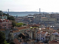 Blick vom Miradouro da Graca in Richtung Tejo