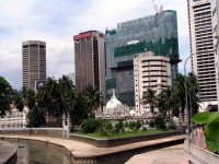 Der Zusammenfluss von Kelang und Gombak, diese Stelle gab Kuala Lumpur den Namen