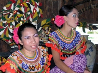 Orang Ulu Frauen im Sarawak Cultural Village